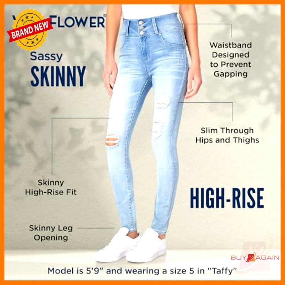 High-Rise Skinny Jeans, Insta Soft Denim, Plus Size Inclusive - Picture 4 of 7